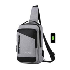 Sacoche à bandoulière Pour Homme avec chargement USB